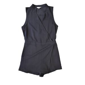 Silence and Noise Women's Romper Skirt Cover in Front Pockets Black Size 4 NWOT